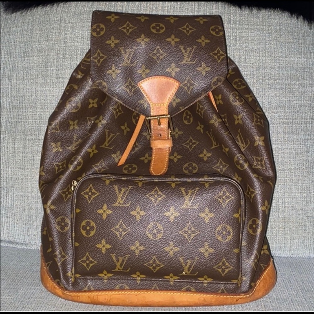 louis vuitton montsouris gm backpack book bag
